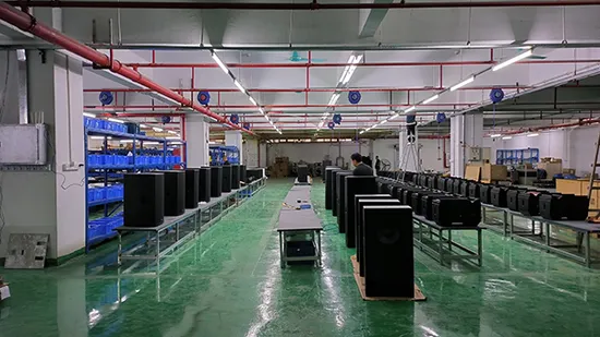 Sistema de áudio profissional de alto-falante de linha ativa de 10 polegadas e 2 vias