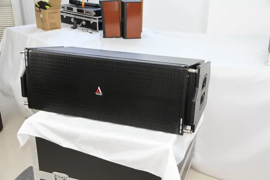 Conjunto de alto-falantes duplos de 15 polegadas com matriz de linha ativa, alto-falantes para DJ, sistema de áudio, barra de som com subwoofer