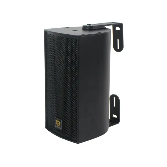 Alto-falante de coluna de alumínio DSP de montagem em parede Dante 90 W com fonte de alimentação Poe/driver de neodímio