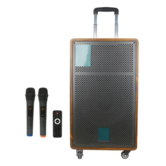 Alto-falante profissional de madeira ativo de 12/15/18 polegadas, 2 vias, alcance total, grande potência, equipamento de som para festa, concerto, palco, alto-falante amplificado